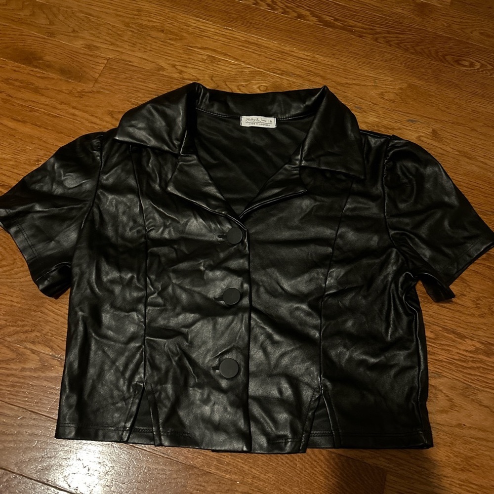 leather top